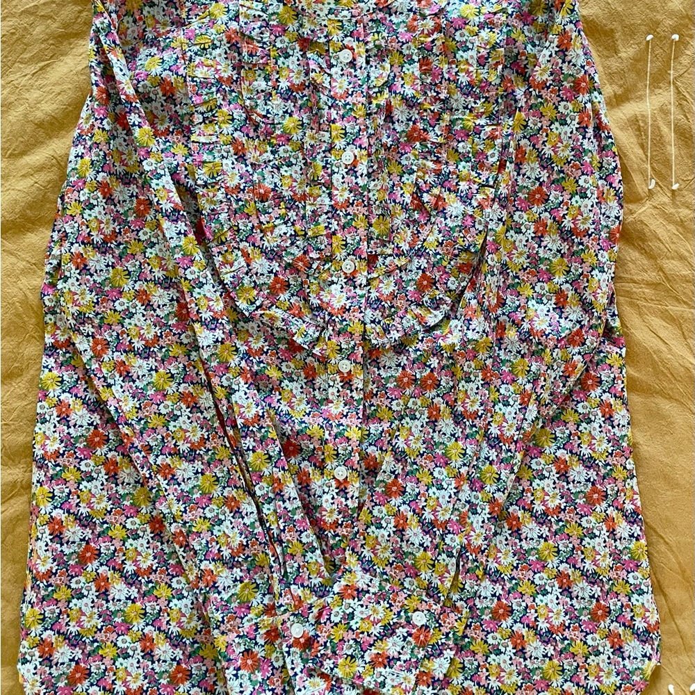 J. Crew Liberty Floral Print Top - Multicolor